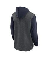 Men's Nike Heathered Charcoal, Navy Chicago Bears Surrey Legacy Pullover Hoodie