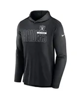 Men's Nike Black Las Vegas Raiders Performance Team Pullover Hoodie