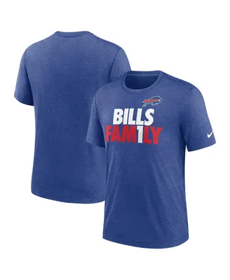 Men's Nike Heathered Royal Buffalo Bills Local Tri-Blend T-shirt