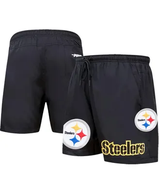 Men's Pro Standard Black Pittsburgh Steelers Woven Shorts