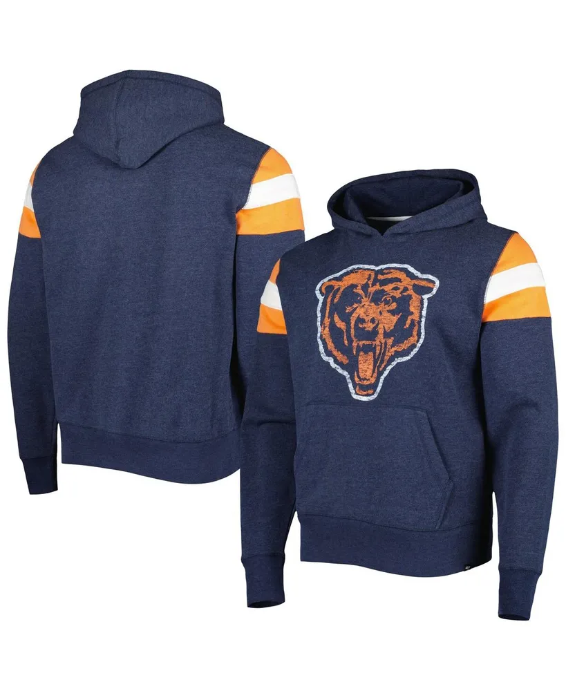 Men's '47 Navy Chicago Bears Shortstop Pullover Hoodie