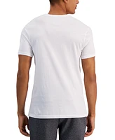 Alfani Men's Regular-Fit V-Neck Solid Undershirts, Pack of 4, Created for Macy's