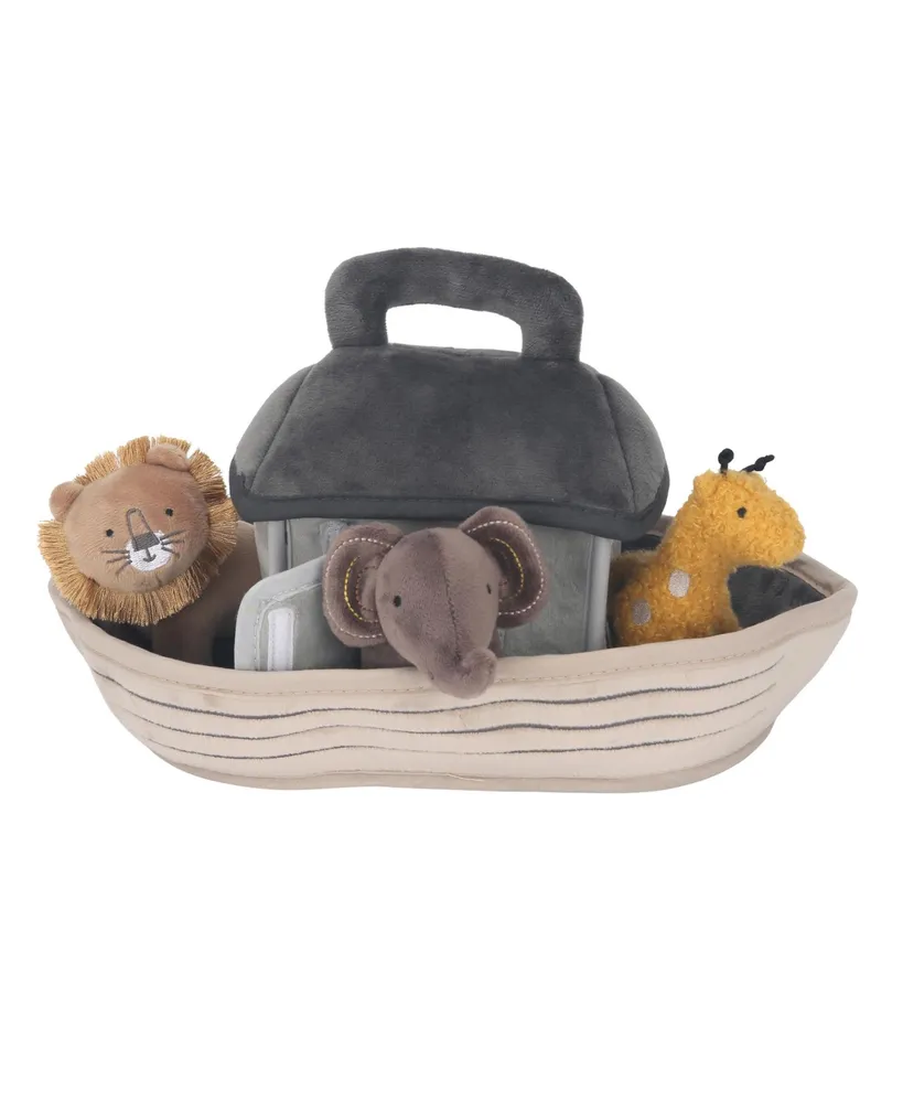 Lambs & Ivy Baby Noah Interactive Plush Boat/Ark with Stuffed Animal Toys