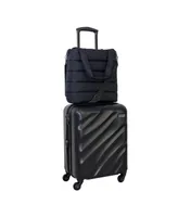 Geoffrey Beene Puffer Hardside Luggage Set, 2 Piece