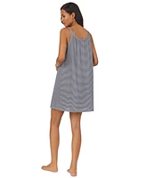 Lauren Ralph Cotton Knit Double-Strap Nightgown