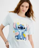 Disney Juniors' Stitch Short-Sleeve Graphic T-Shirt