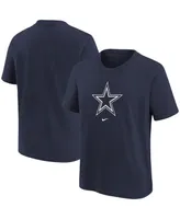 Big Boys Nike Navy Dallas Cowboys Logo T-shirt