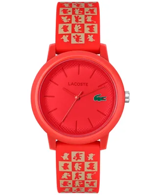 Lacoste Women's 12.12 Chinese New Year Red Silicone Strap Watch 36mm