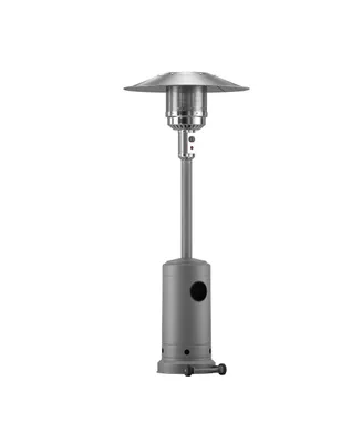Free Standing Outdoor Patio Heater with Wheels 47,000 Btu