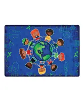 Carpets For Kids Give the Planet a Hug Carpet - 6' x 9'