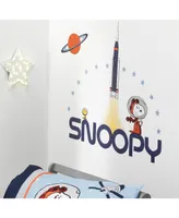 Bedtime Originals Astronaut Snoopy Blue Spaceship Wall Decals