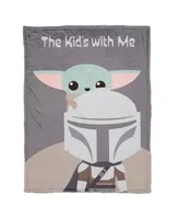 Lambs & Ivy Star Wars The Kids with Me Grogu/The Child/Baby Yoda Baby Blanket