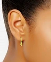 Giani Bernini Polished Teardrop Threader Earrings, Created for Macy's