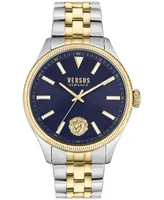 Versus Versace Men's Colonne Two-Tone Stainless Steel Bracelet Watch 45mm