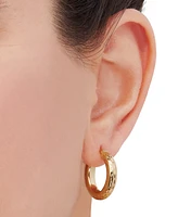 Giani Bernini Textured Tube Small Hoop Earrings, 20mm, Created for Macy's