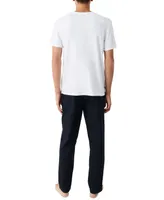 Lacoste Men's Crew Neck Slim Fit Undershirt Set, 3-Pack