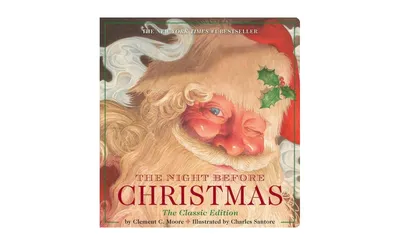 The Night Before Christmas Oversized Padded Board Book: The Classic Edition by Clement Moore