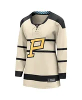 Women's Fanatics Cream Pittsburgh Penguins 2023 Winter Classic Blank Jersey