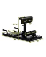Costway 8-in-1 Multifunction Squat Machine Deep Sissy Squat Home Gym