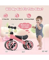 Costway Baby Balance Bike Toddler Riding Toys 4 Wheels