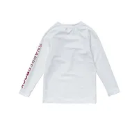 Toddler, Child Boys Surf White Ls Rash Top