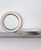 Noritake Crestwood Gold Set of 4 Accent Plates, Service For 4