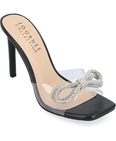 Journee Collection Women's Fenella Lucite Stilettos