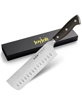 7" JoyJolt Nakiri Knife High Carbon Steel Kitchen Knife