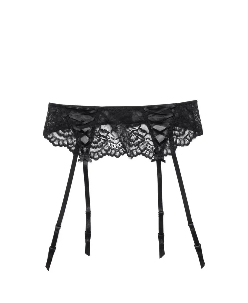 Adore Me Plus Enny Garter Belt Lingerie