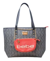 bebe Women's James Tote Bag, 2 Piece