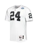 Men's Mitchell & Ness Charles Woodson White Las Vegas Raiders 2002 Super Bowl Xxxvii Authentic Retired Player Jersey