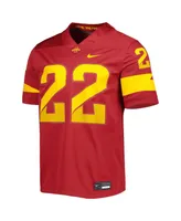 Men's Nike #22 Cardinal Iowa State Cyclones Untouchable Football Jersey