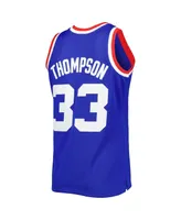 Men's Mitchell & Ness David Thompson Royal Denver Nuggets Hardwood Classics 1975-76 Swingman Jersey