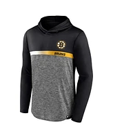 Men's Fanatics Black Boston Bruins Podium Defender Pullover Hoodie