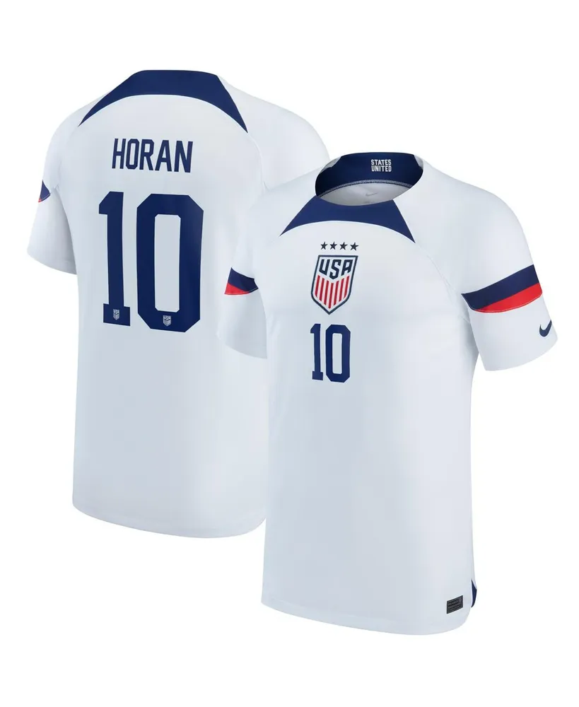 Big Boys and Girls Nike Lindsey Horan White Uswnt 2022/23 Home Breathe Stadium Replica Player Jersey