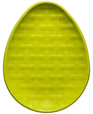 Fiesta Embossed Egg Plate