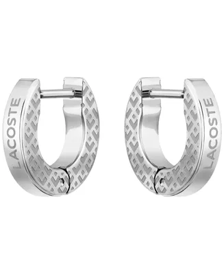 Lacoste Men's Stainless Steel Hoop Earrings