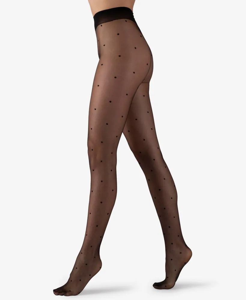 Women's European Made Polka Dot 1 Pair of Tights