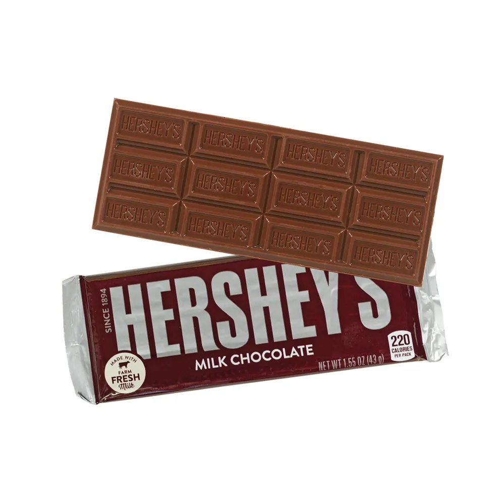 Valentine's Day Candy Gift - Hershey's Chocolate Bar Gift Box (8 bars/box) - Assorted Pre