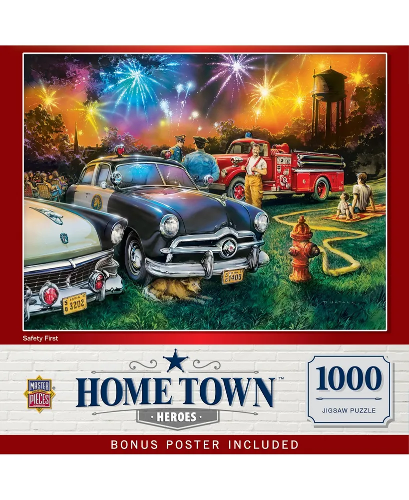 Masterpieces Hometown Heroes - Safety First 1000 Piece Jigsaw Puzzle