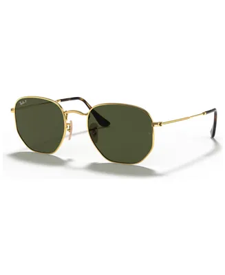 Ray-Ban Unisex Polarized Sunglasses, RB3548N Hexagonal Washed Evolve