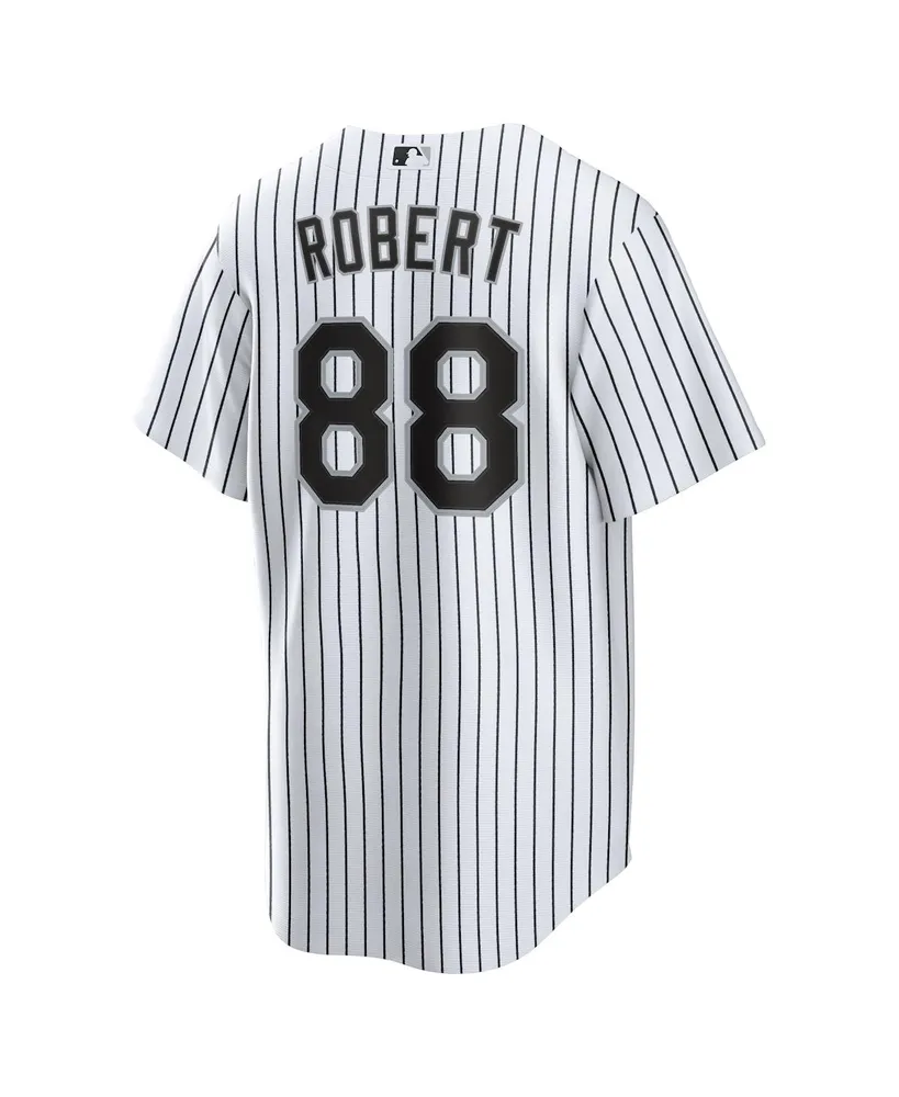 Men's Nike Luis Robert White Chicago Sox Replica Player Name Jersey