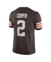 Men's Nike Amari Cooper Brown Cleveland Browns Vapor Limited Jersey