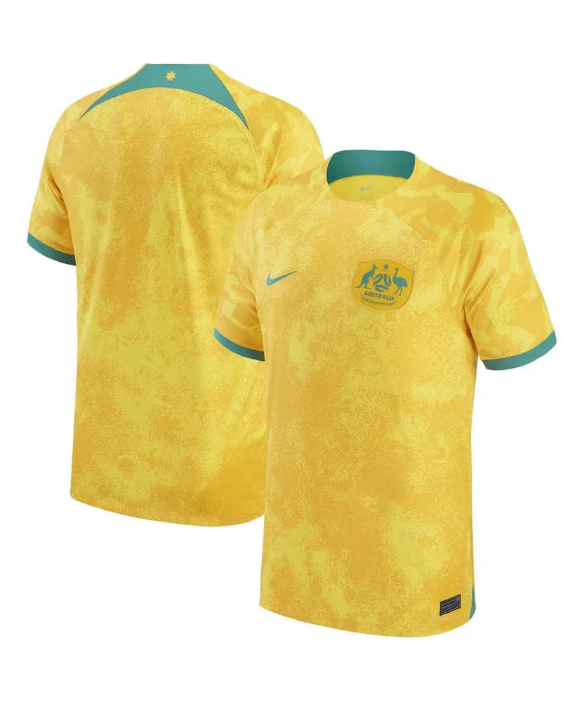 Nike Men's Nike Vinicius Junior Yellow Brazil National Team 2022/23 Replica  Home Jersey