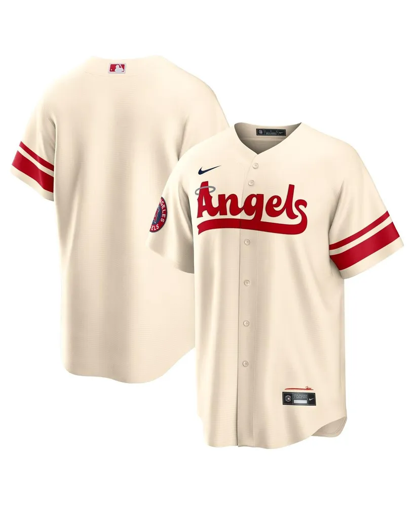 Men's Los Angeles Angels Nike Cream City Connect 2-Hit T-Shirt