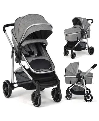 2 in 1 Convertible Baby Stroller High Landscape Infant