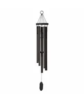 Lambright Chimes Zephyr Valley Wind Chime Amish Crafted, Black, 37in