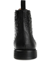 Taft Men's Saint Handwoven Leather Wingtip Dress Boots
