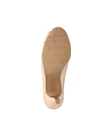 Easy Street Women's Celeste Peep Toe Pumps