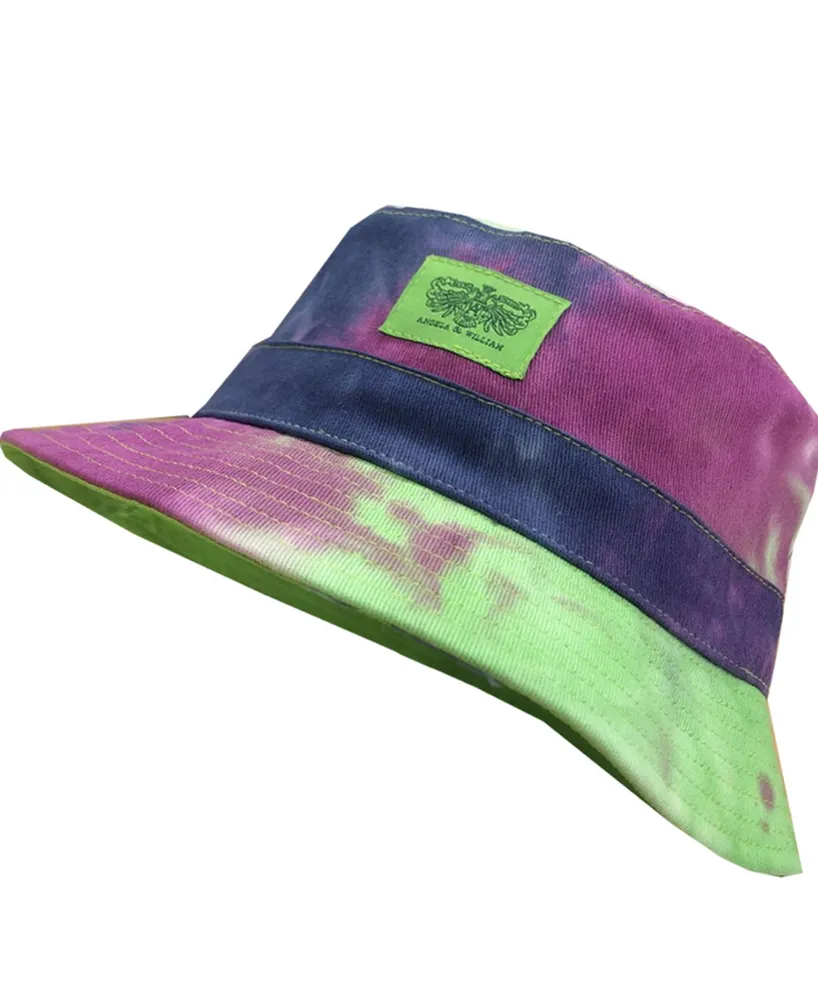 Unisex Tie Dye Double Side Wear Reversible Bucket Hat